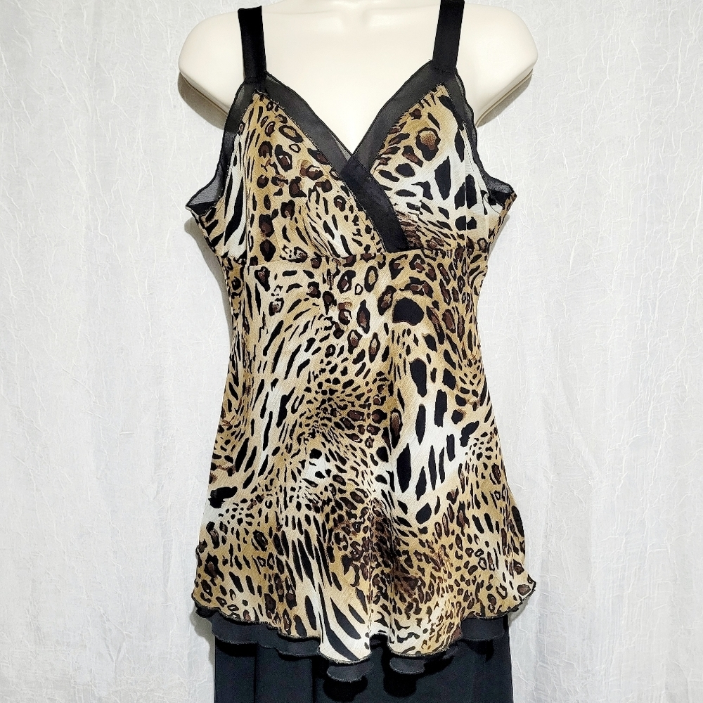Studio 1940 Leopard Print Top (M)